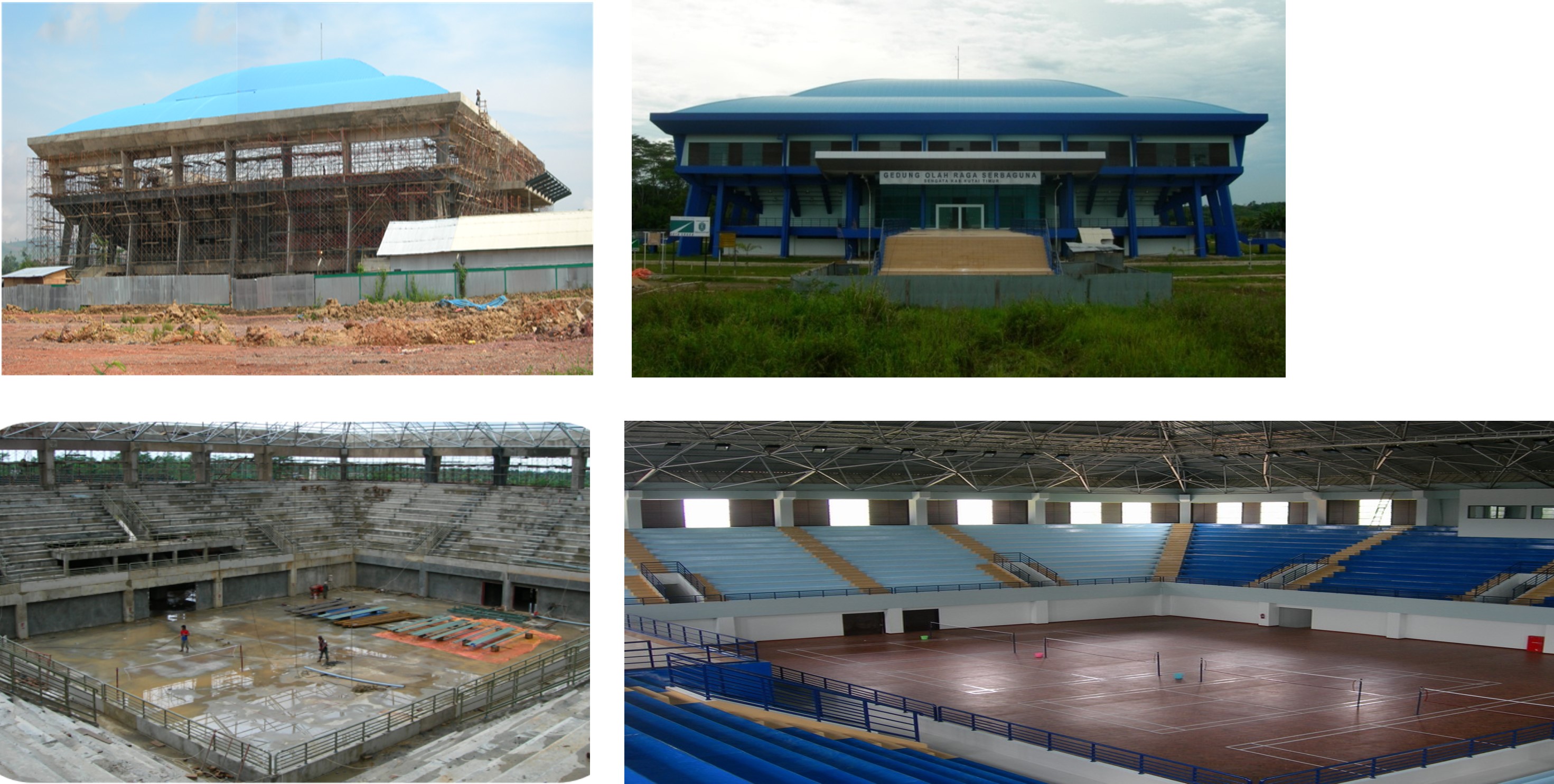 Pembangunan gedung olah raga serbaguna Sangatta