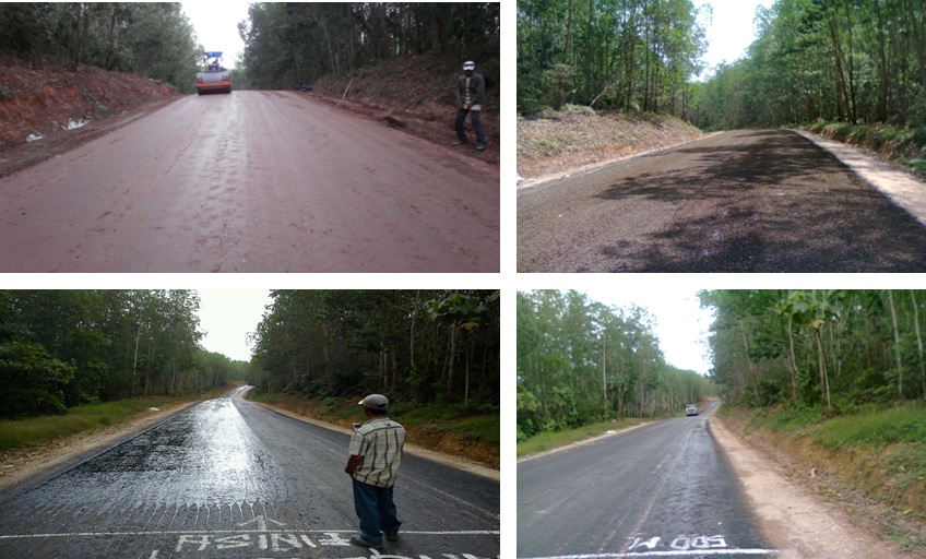 Peningkatan jalan ruas Sei Beno Harapan - Simpang Libas